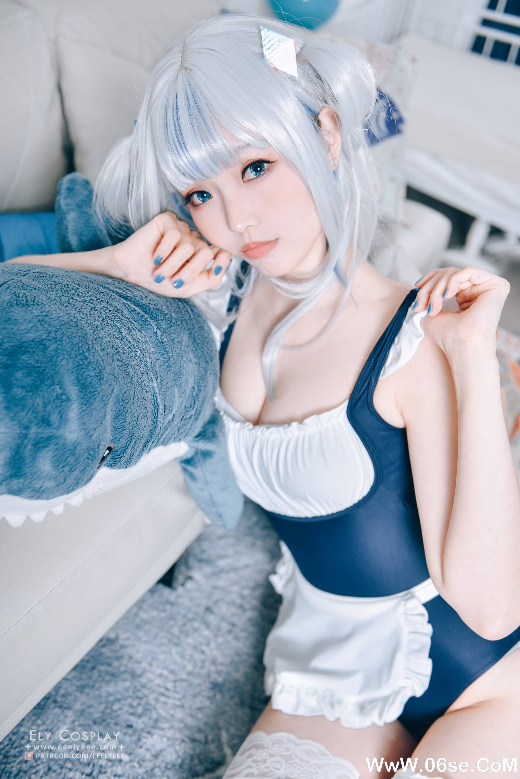 图片[9]-Ely_eee(ElyEE子) NO.012 — 噶呜·古拉(小鲨鲨) 泳装 [19P46M]-六色网