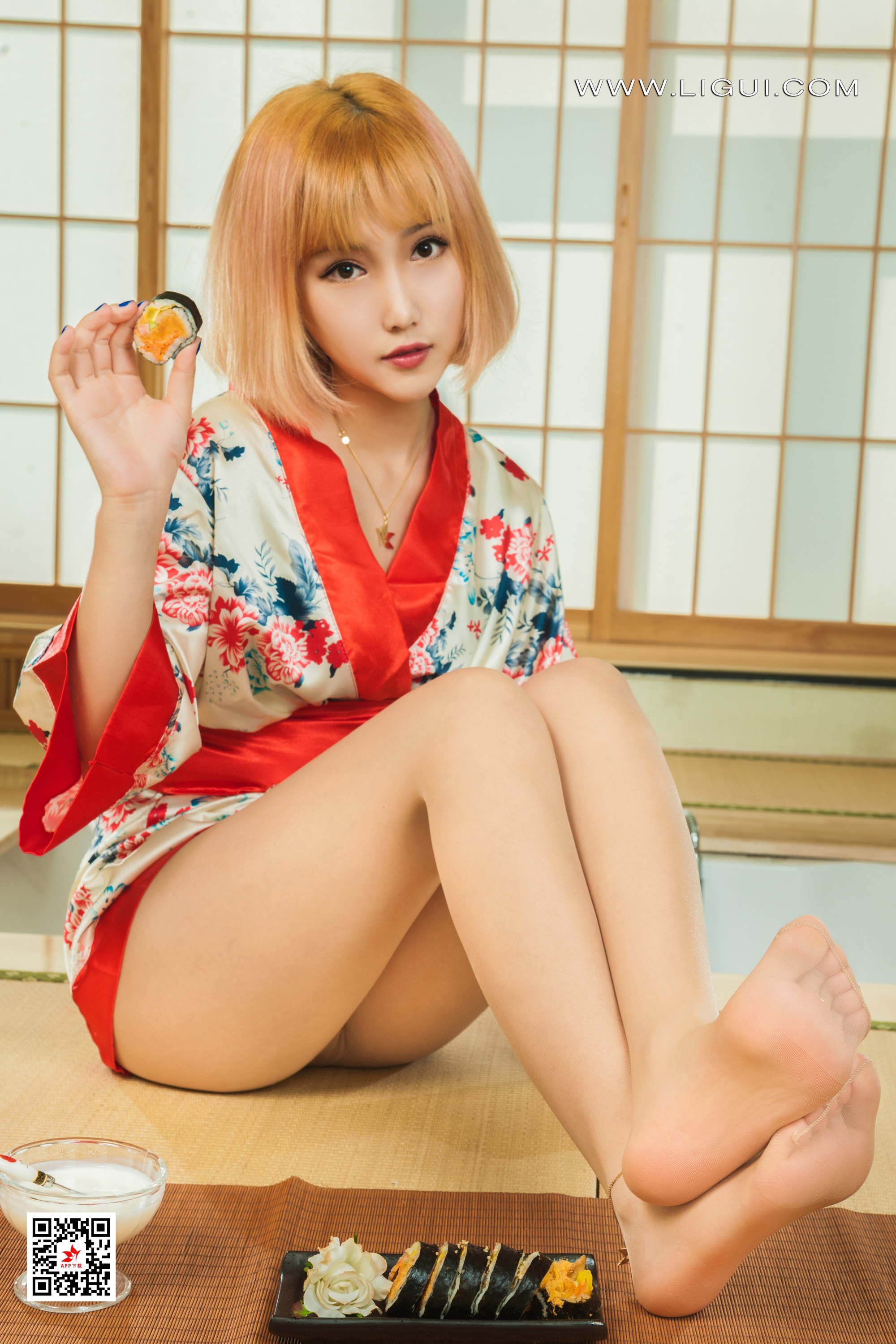 图片[27]-[Ligui丽柜] 2022.04.18 网络丽人 Model 小爽-六色网