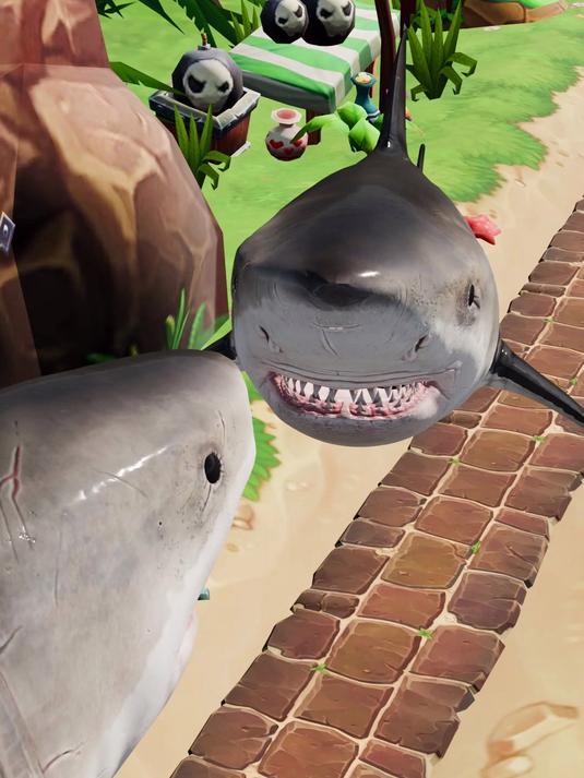 小鲨鱼和怪物们一起学习英语