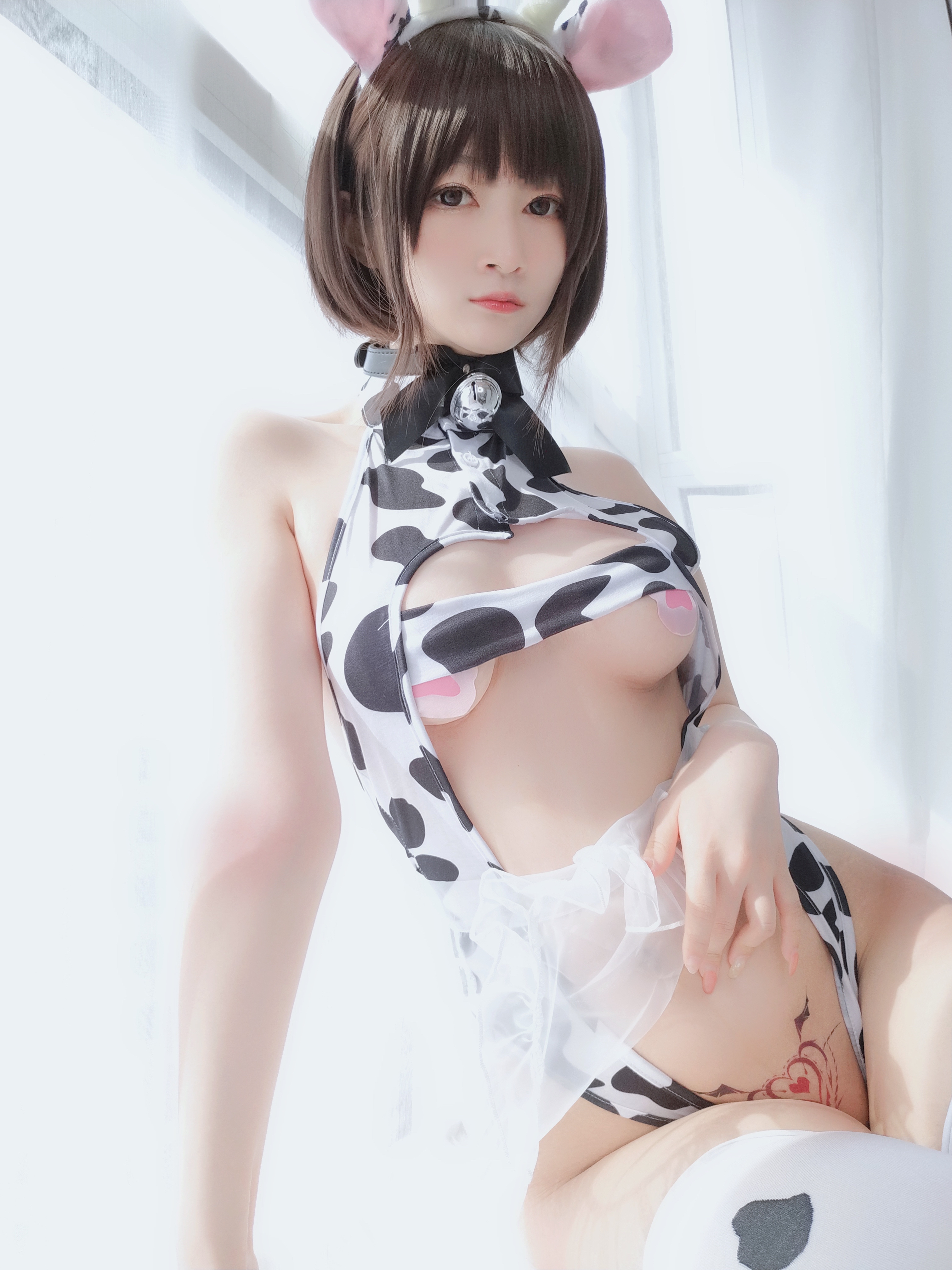 图片[26]-Coser小姐姐白银 NO.021 – 可爱奶牛[100P+3V544M]-六色网