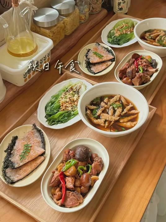 秋日中式干净午餐vlog 暖心又暖胃