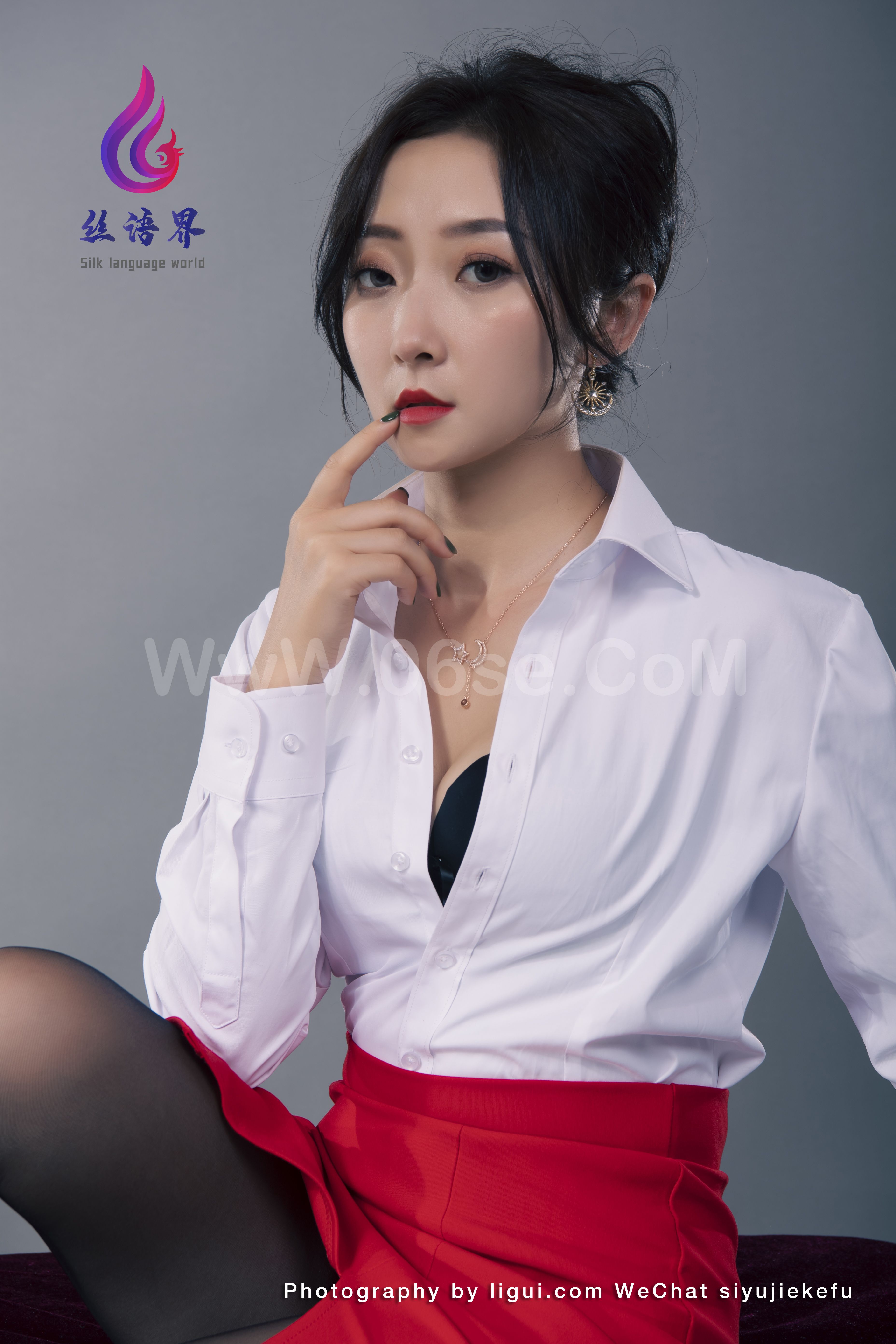图片[34]-[Ligui丽柜] 2022.04.27 网络丽人 Model 愉心-六色网