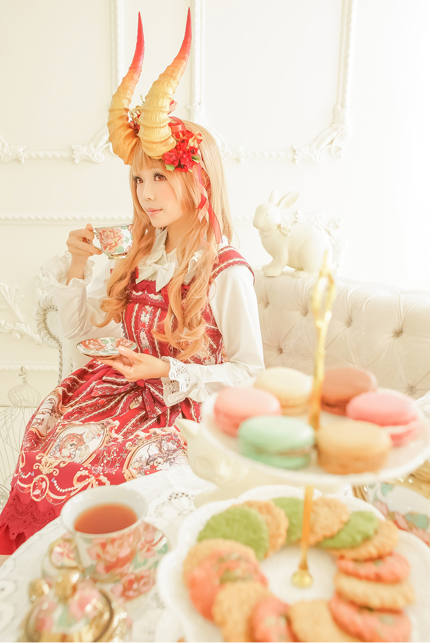 图片[22]-Ely_eee(ElyEE子) NO.016 — 午茶角少女[27P84M]-六色网