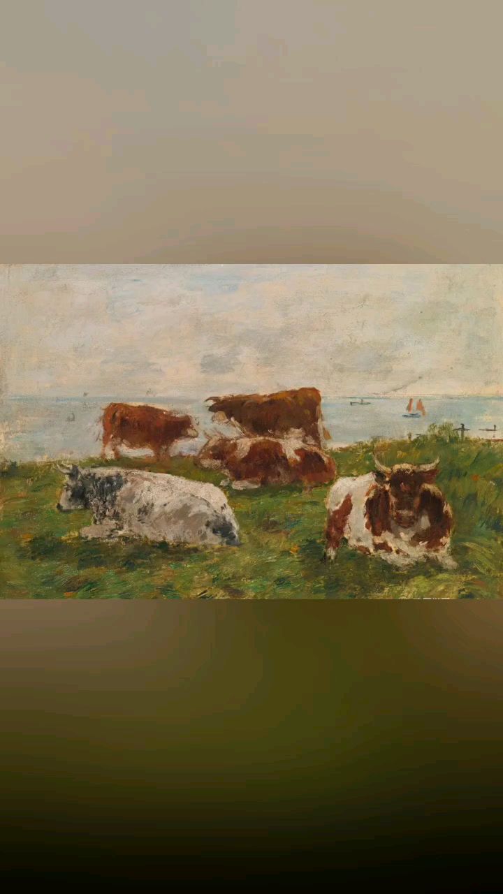 莫奈恩师,法国画家布丹的高清风景,震撼!