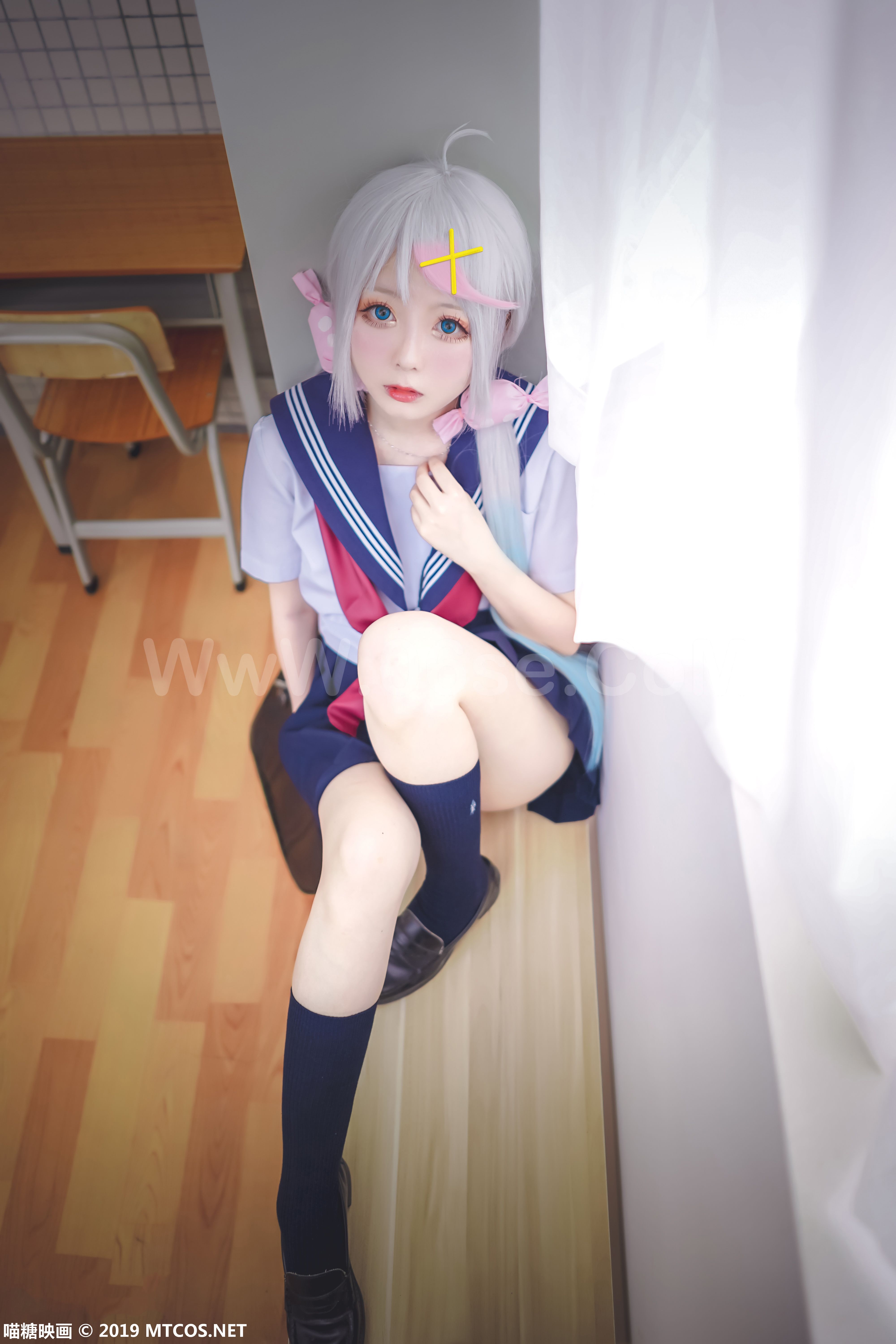 图片[2]-[MTCos] 喵糖映画 Vol.058 嶋葵 甜心小萝莉-六色网