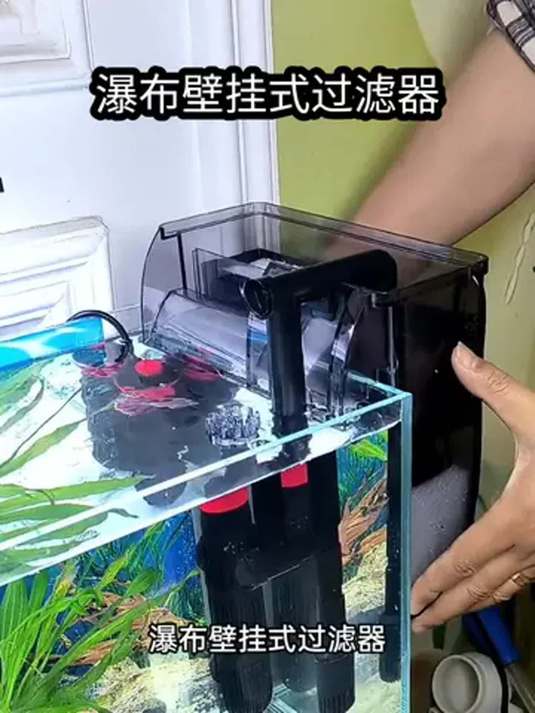50 到 1 米鱼缸必备!静音瀑布过滤器超实用
