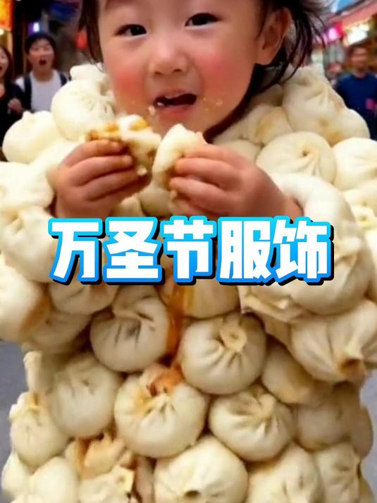 豆豆突发奇想！要穿包子服去参加万圣节晚会！你们会打几分呢？