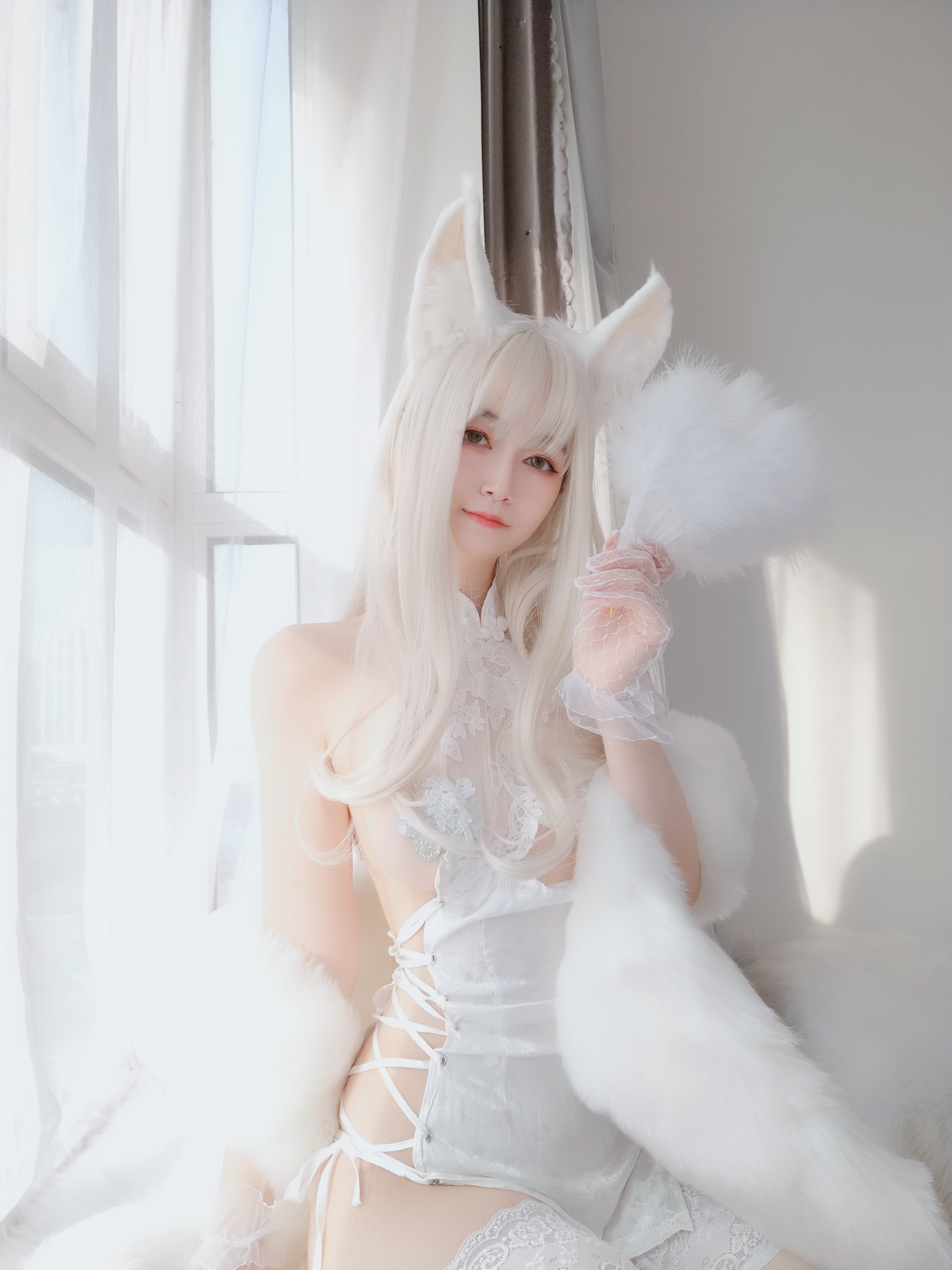 图片[3]-Coser小姐姐白银 NO.054 – 白兔[101P+6V683M]-六色网