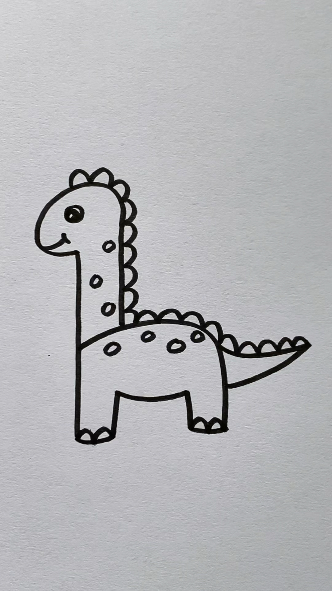 恐龙 简笔画
