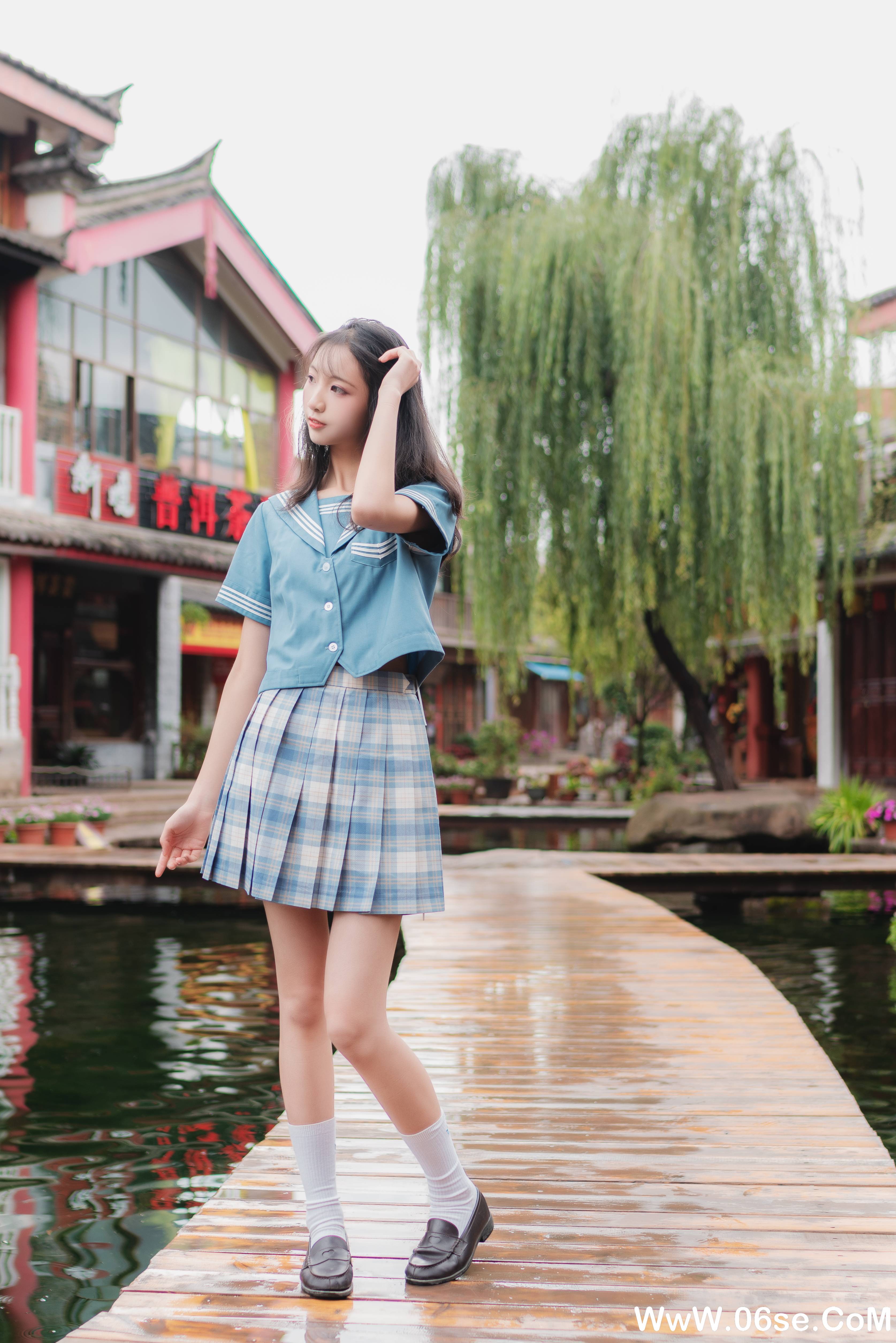 图片[4]-西瓜少女 NO.015 – 丽江写真JK户外[44P325M]-六色网