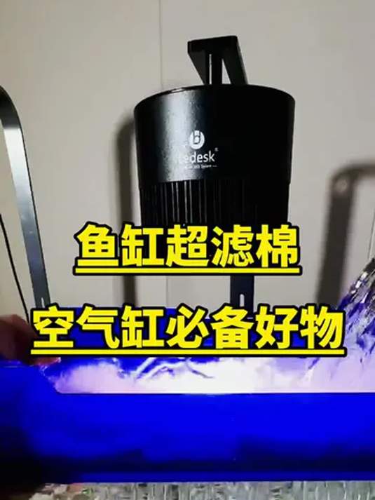 鱼缸过滤棉咋选?高密度白棉生化棉,养鱼必备!