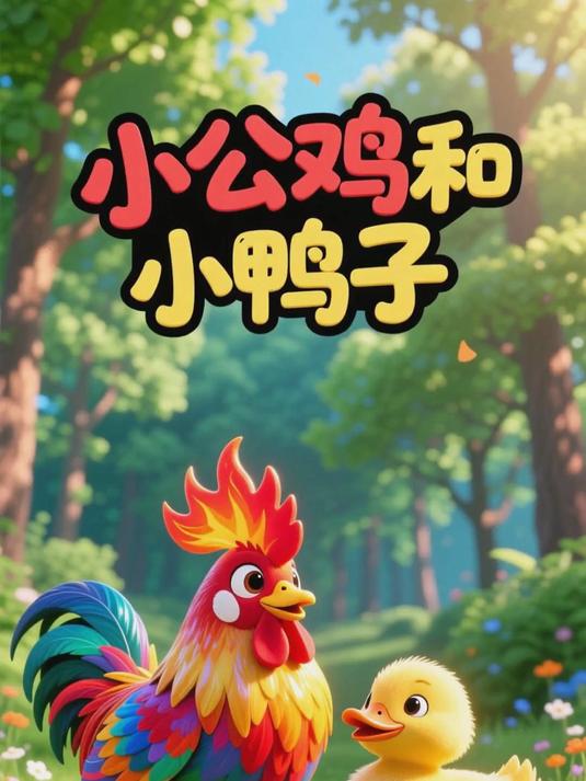 儿童睡前故事:《小公鸡和小鸭子》