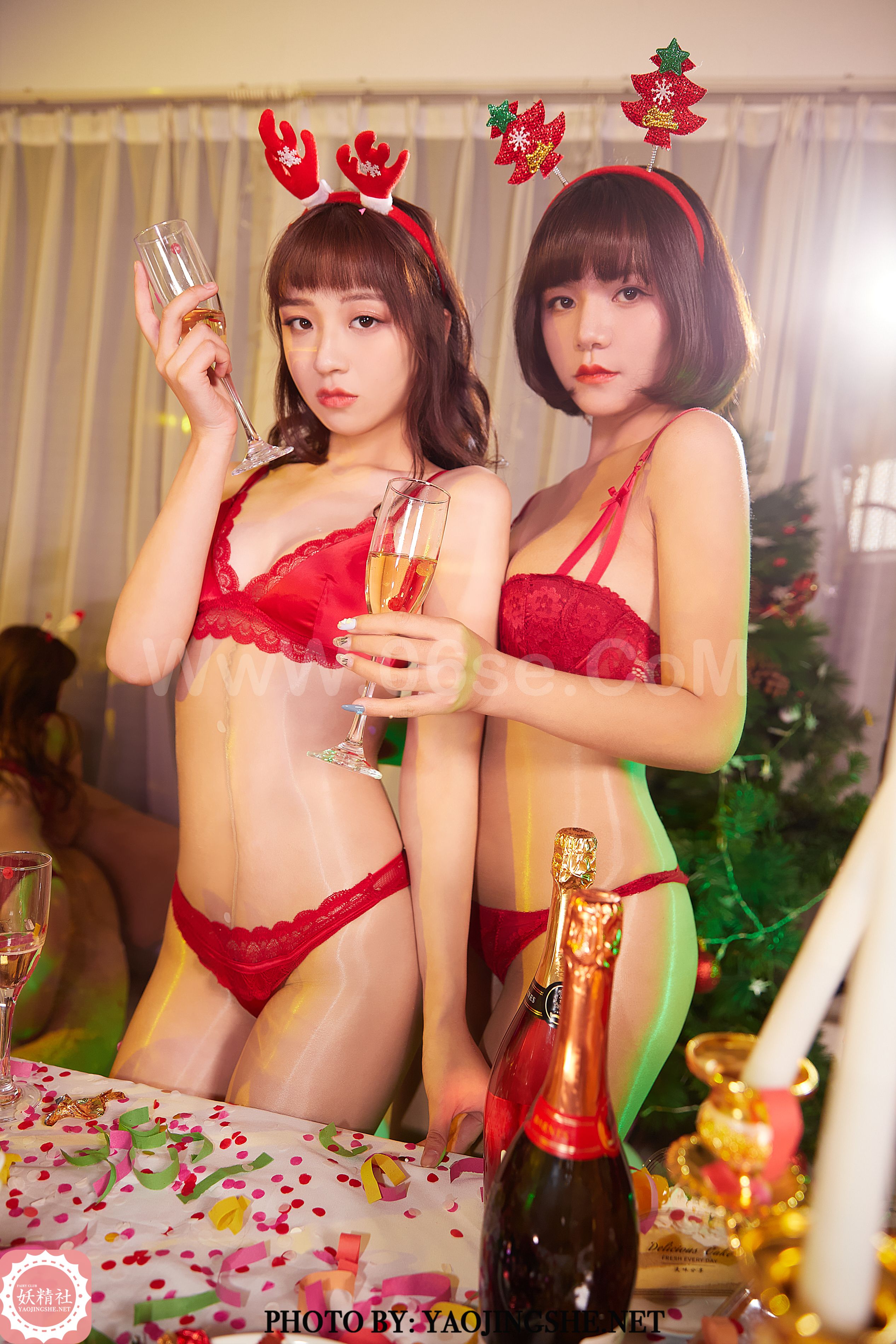 图片[15]-[YaoJingShe 妖精社] 2021.01.04 T2049《圣诞狂欢》唐飞飞 Tina 安然 佳凝 [65P-427M]-六色网