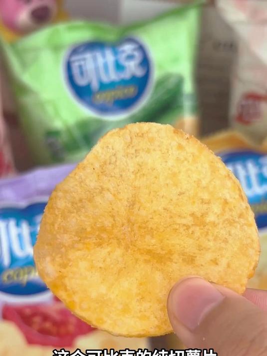 可比克纯切薯片休闲零食小吃食品零食土豆片0反式脂肪酸!