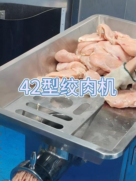 42型绞肉机,功率5.5KW,产量600kg/小时