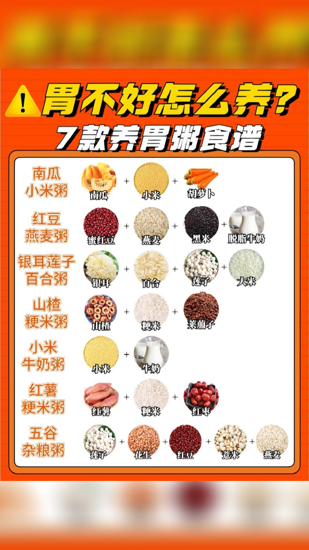 胃不好怎么养?7款养胃粥食谱?