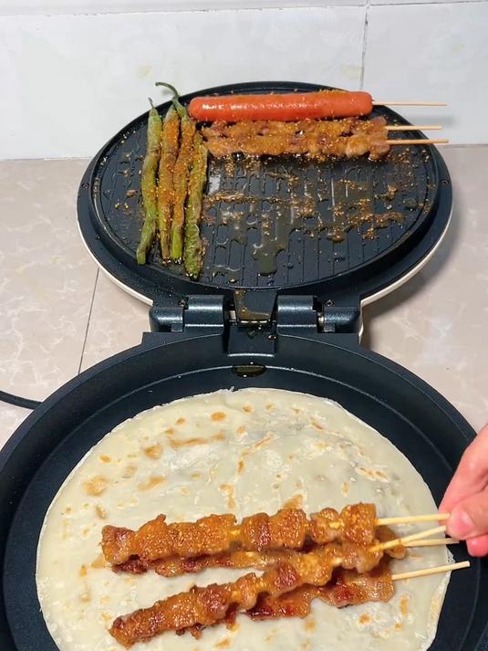 有了电饼铛,每天3分钟吃热早餐,秋冬再也不啃冷面包