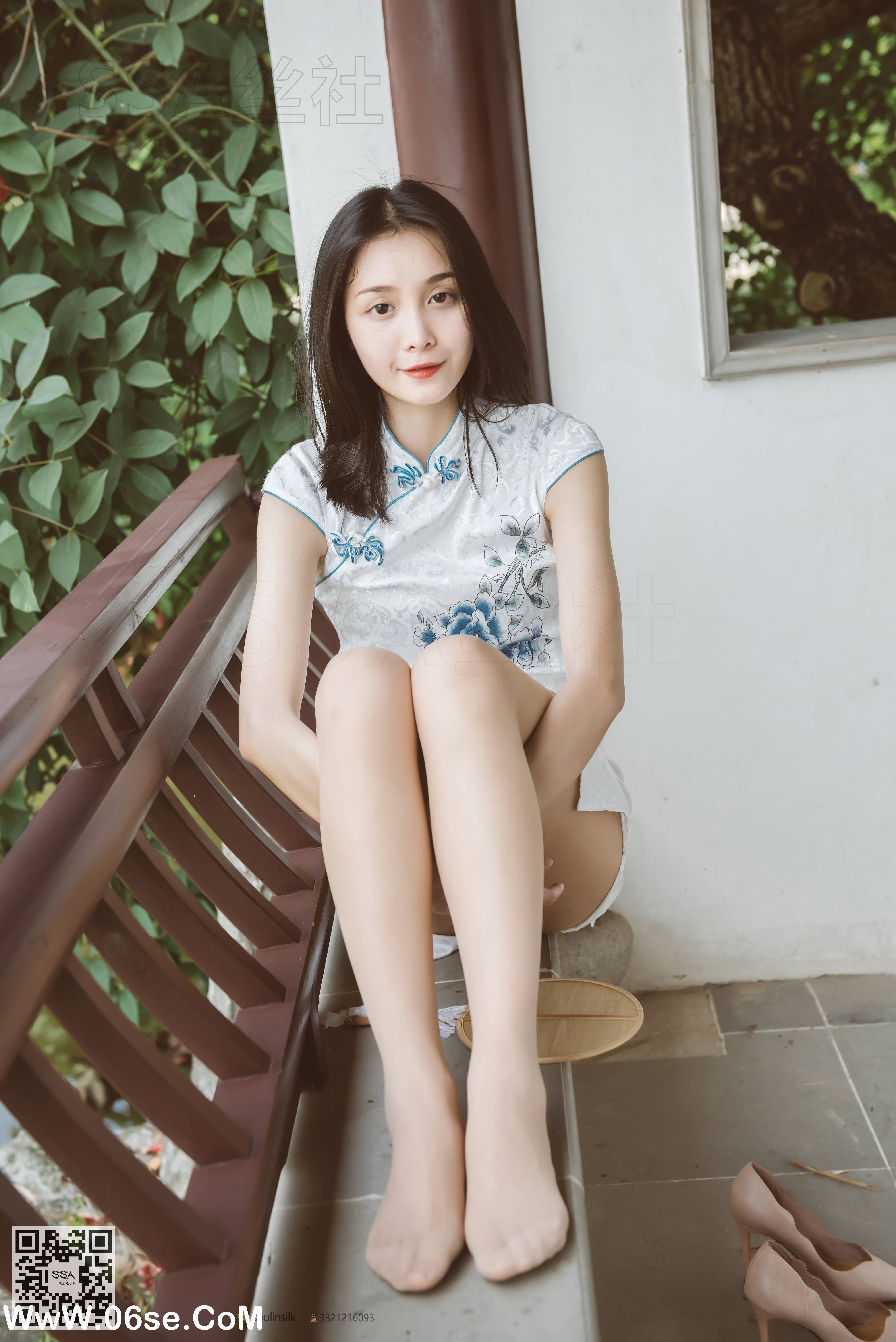 图片[131]-[SSA丝社] NO.111 君君 腿模君君的旗袍秀[163P1.56G]-六色网