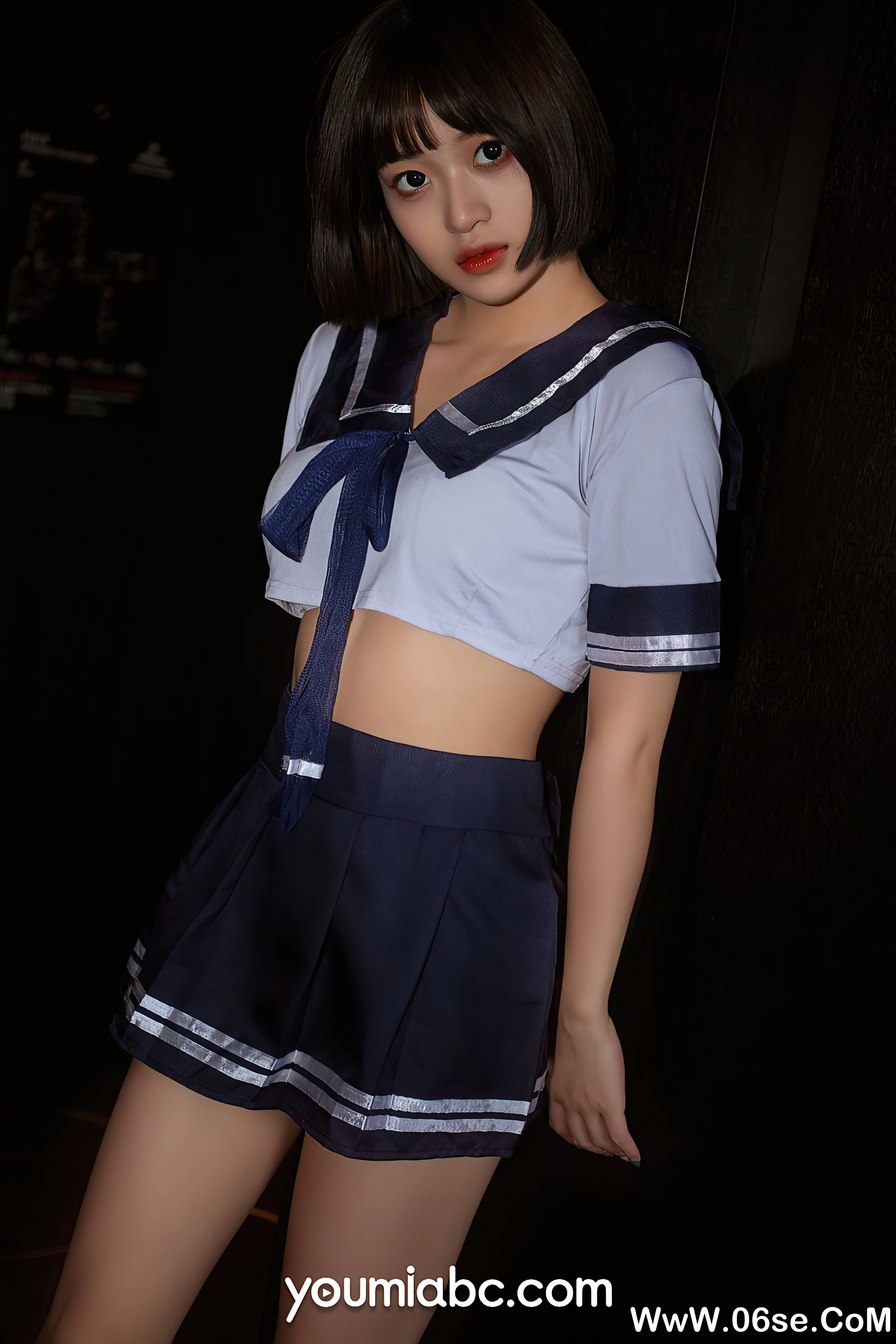 图片[6]-[YouMi尤蜜] 2021.07.19 放学等我 萌萌[27+1P435M]-六色网