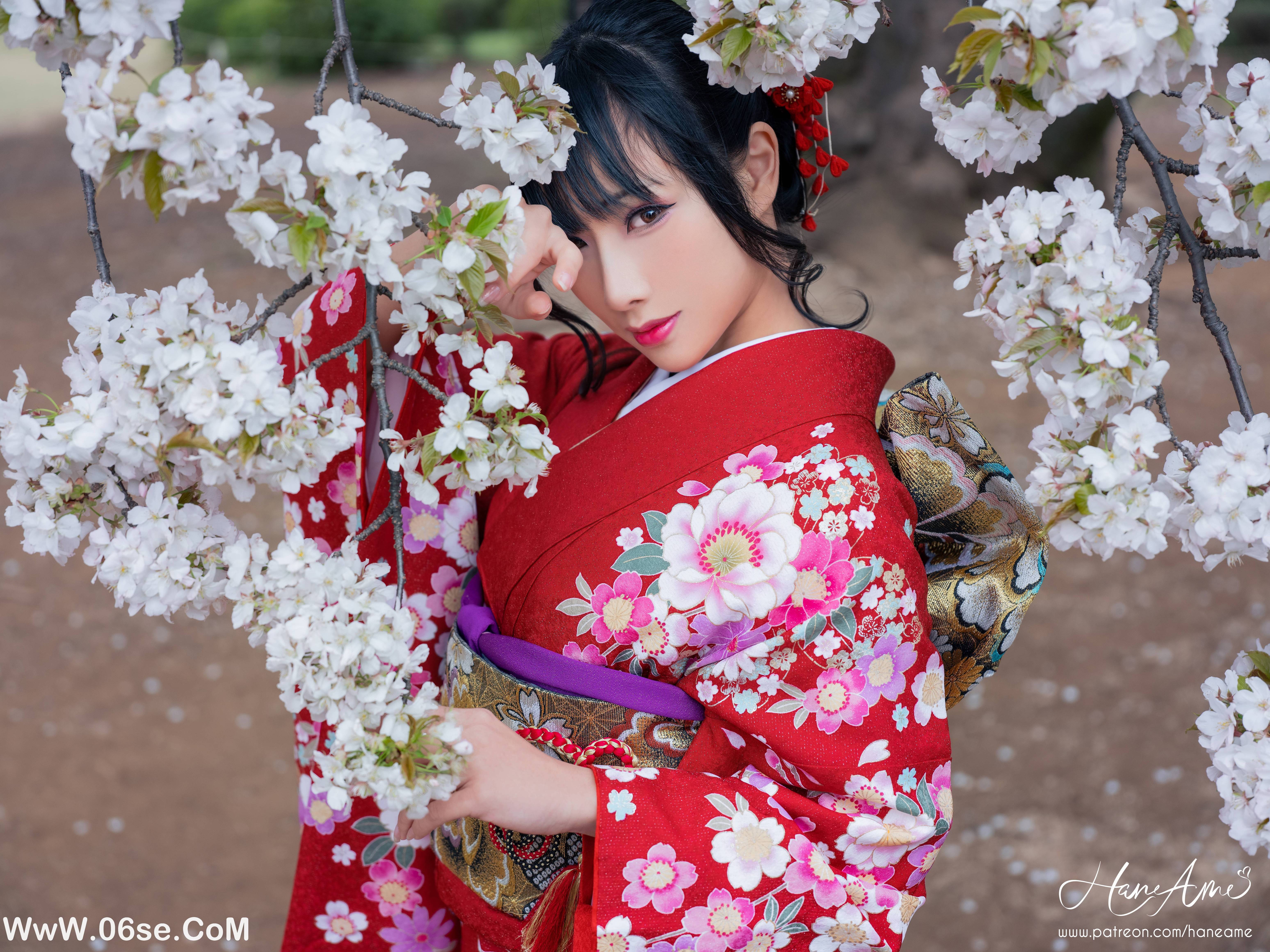 图片[15]-Hane Ame 雨波写真 NO.013 – 赤紅和服[38P736M]-六色网