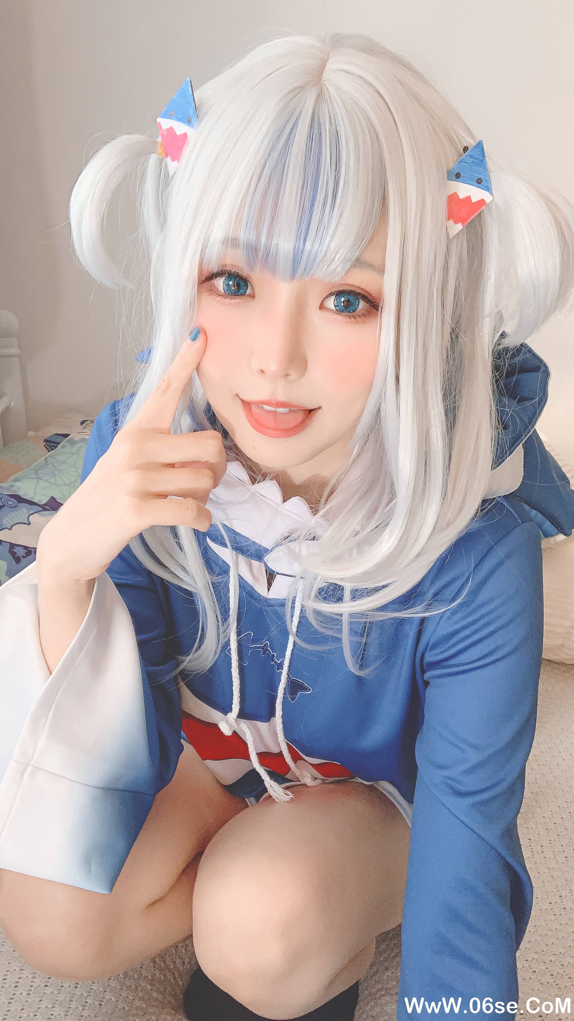 Ely_eee(ElyEE子) NO.009 — 噶呜·古拉(小鲨鲨) [44P149M]-六色网