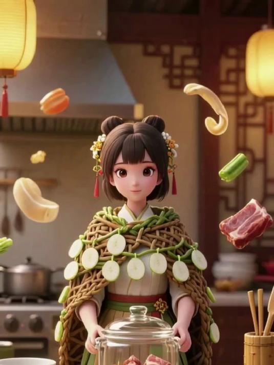 白萝卜排骨汤，顺气化痰强