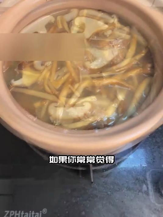 养生汤喝出好状态,茶树菇排骨汤助力
