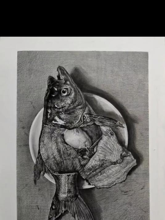 素描鱼