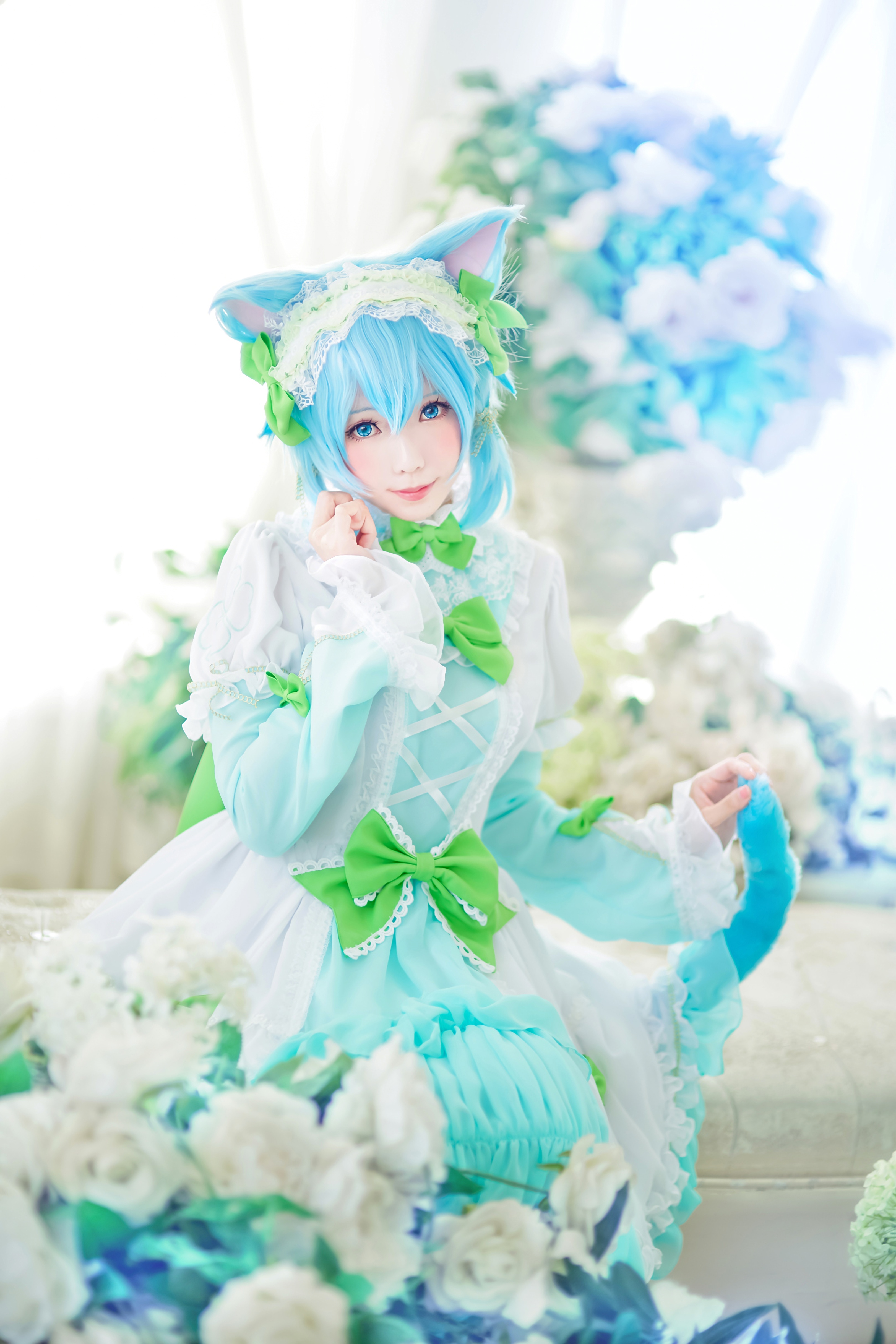 图片[9]-Ely_eee(ElyEE子) NO.042 — 猫耳下午茶[24P46M]-六色网