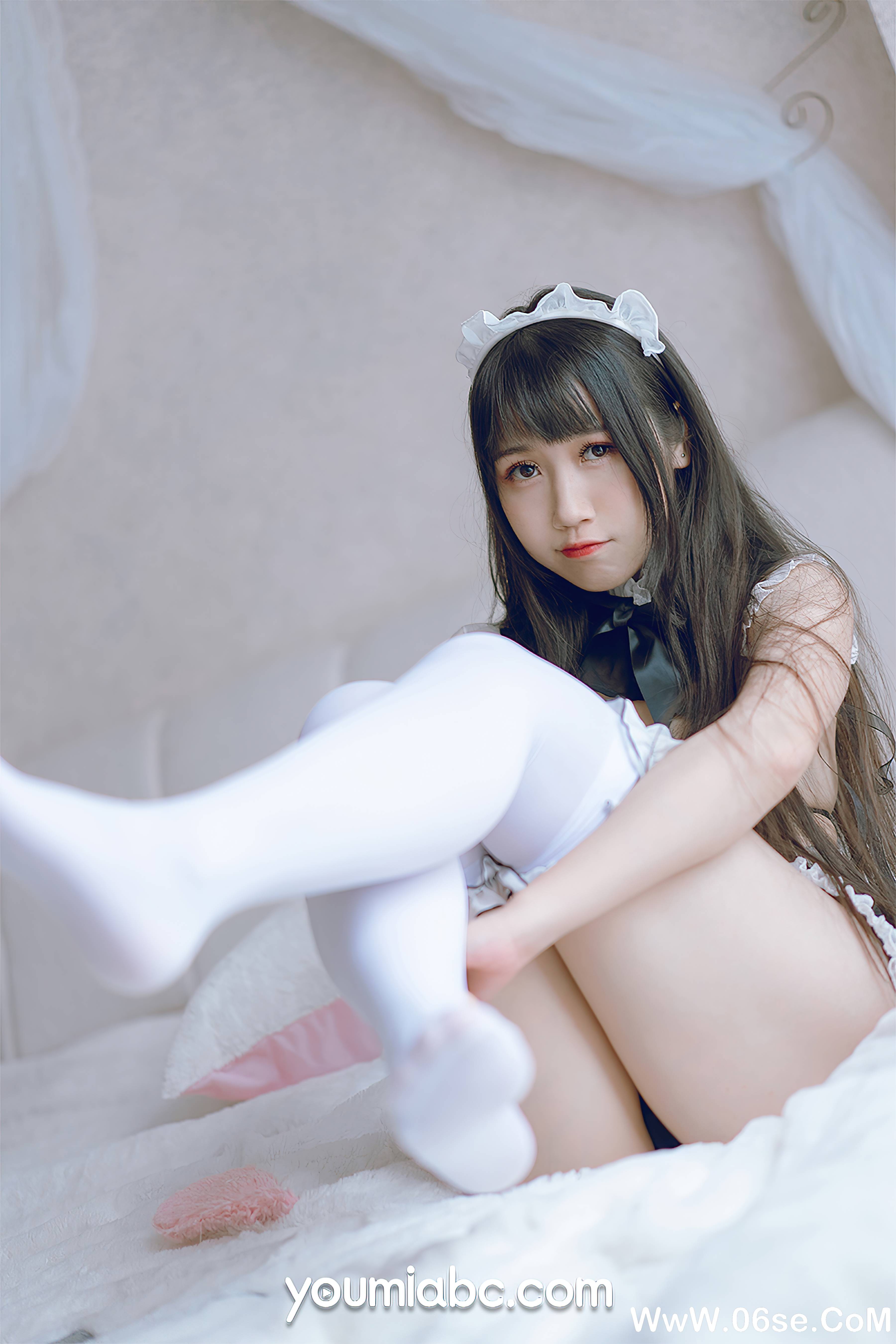 图片[21]-[YouMi尤蜜] 2021.03.31 呆猫女仆 呆猫[24+1P412M]-六色网