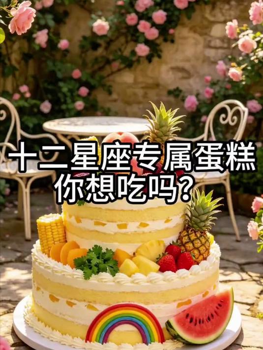 12星座专属蛋糕，你想吃吗？