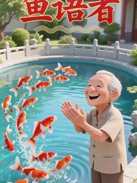 8旬老人可以呼唤鱼群