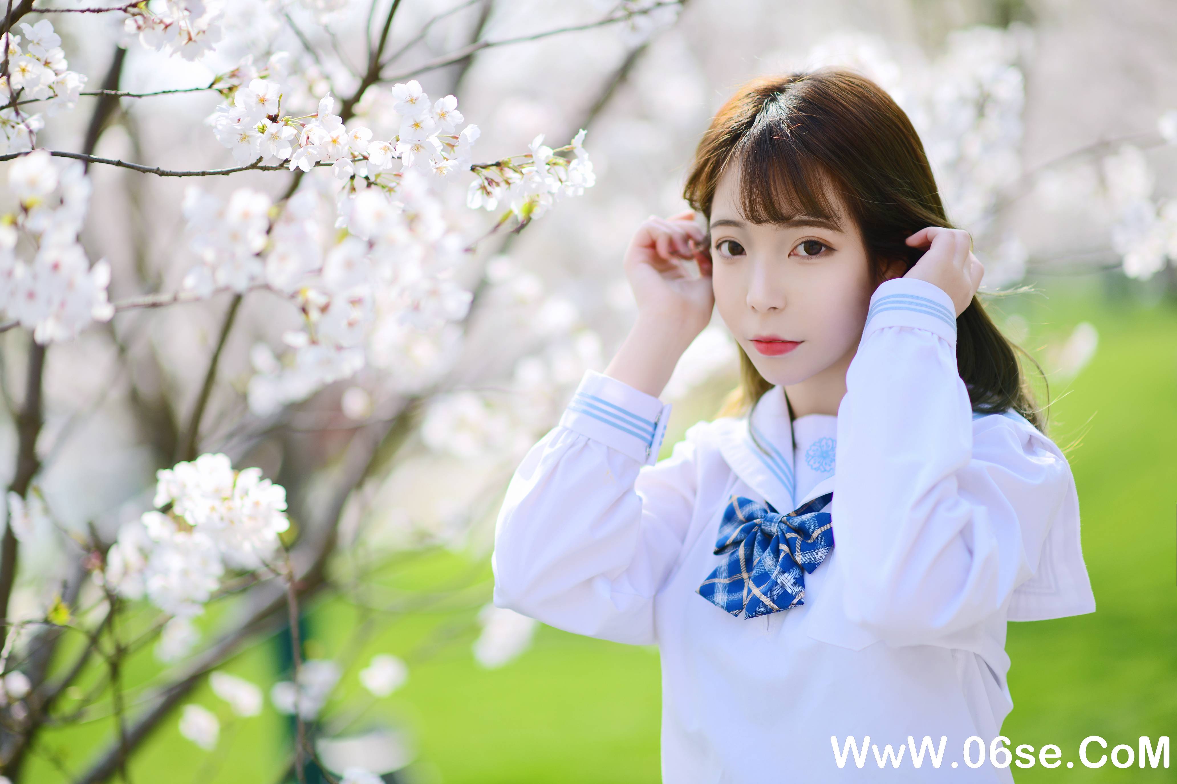 图片[5]-Fushii_海堂 NO.010 — 樱花树下[41P266M]-六色网