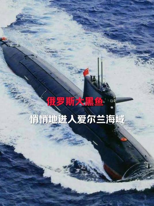 俄罗斯大黑鱼悄悄地进入爱尔兰海域