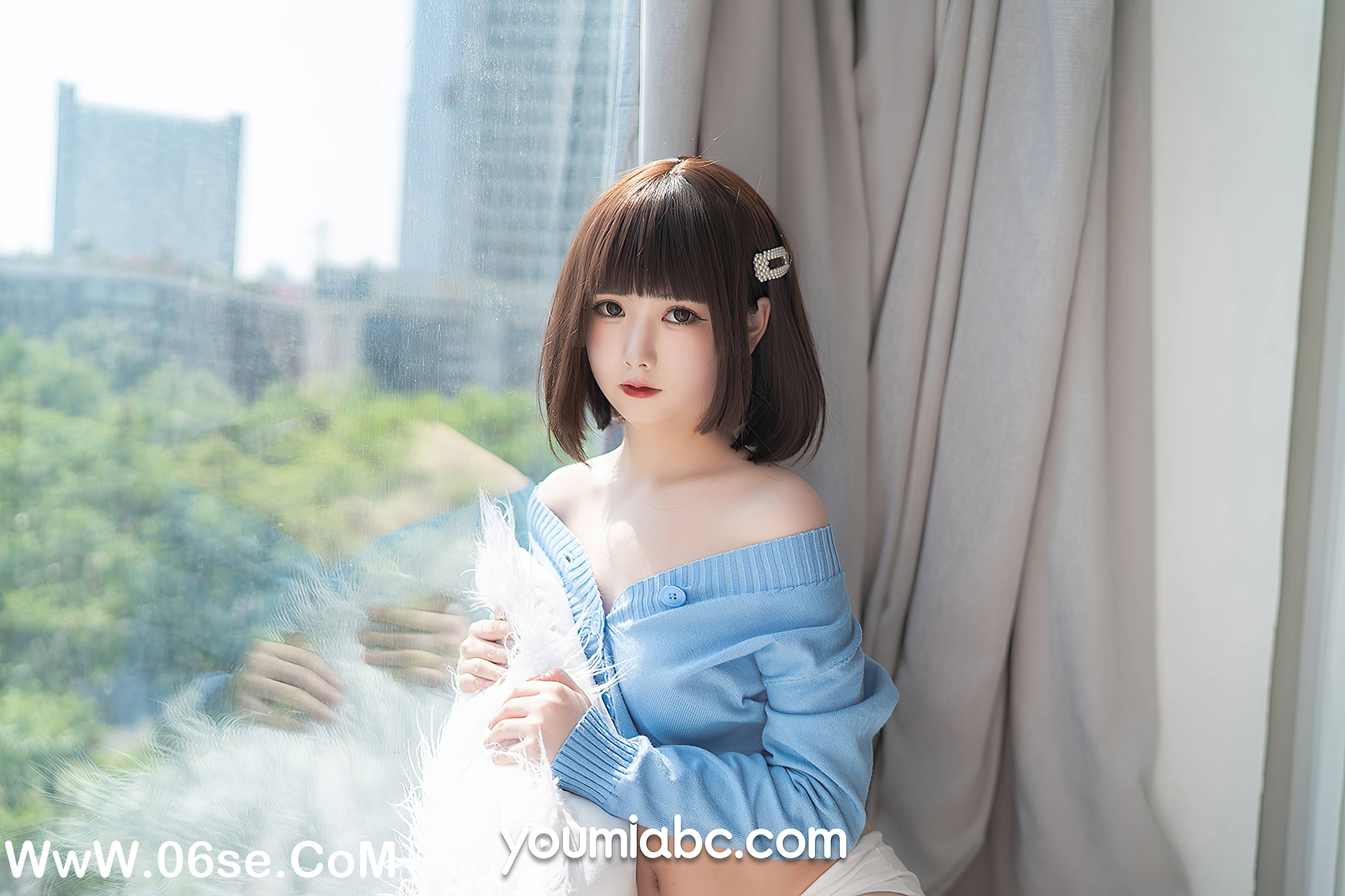 图片[22]-[YouMi尤蜜] 2020.11.30 薄荷蓝之夏 向小圆[34+1P511M]-六色网