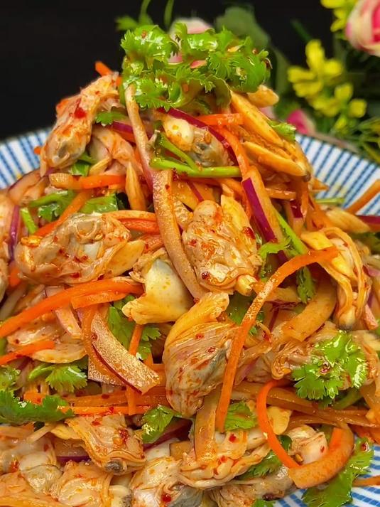 年夜饭的第二十七道菜之凉拌花甲 年夜饭