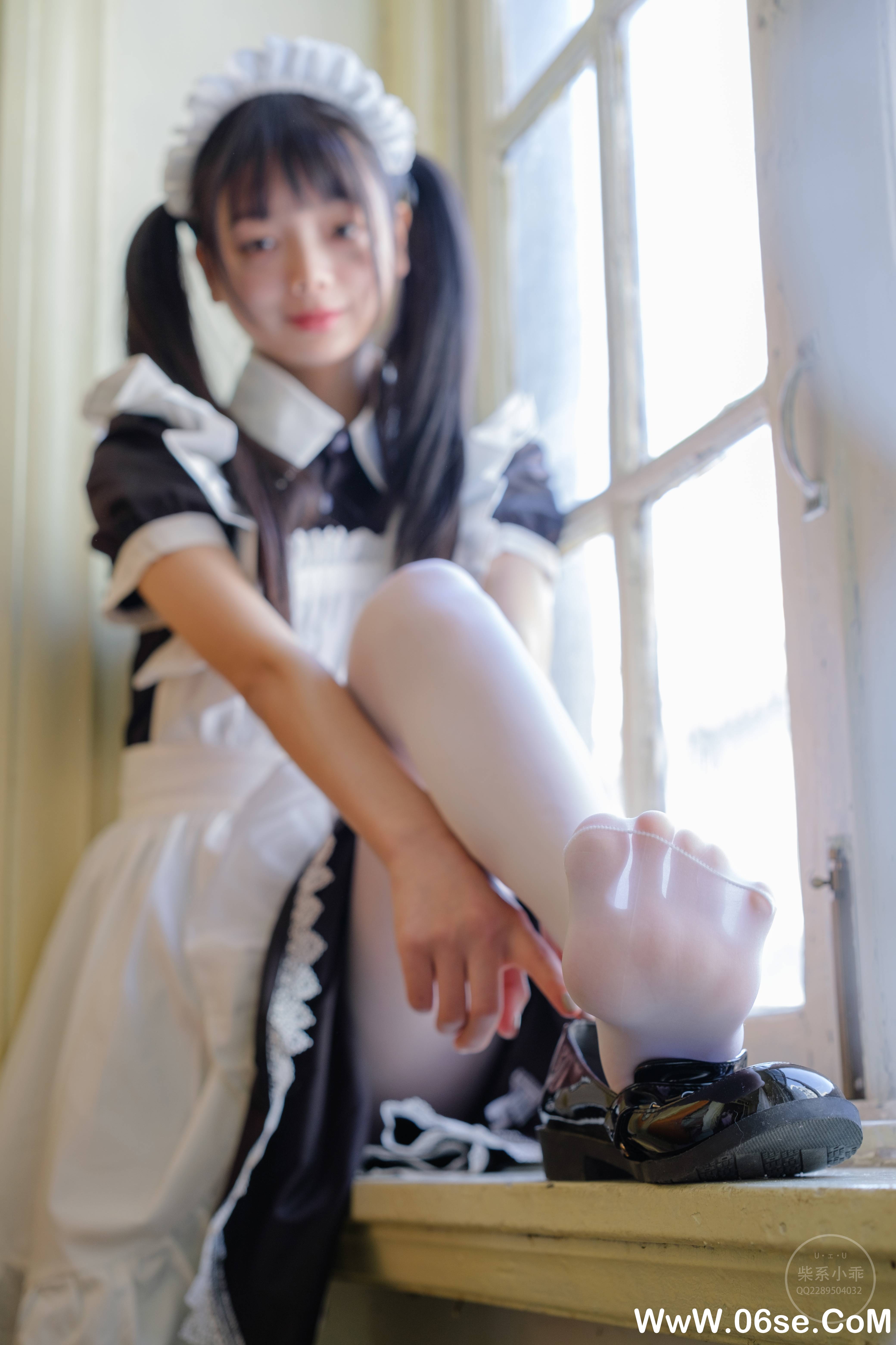 图片[26]-柴系小乖(稚乖画册) NO.004 — 夜夜白丝女仆[100P0.97G]-六色网