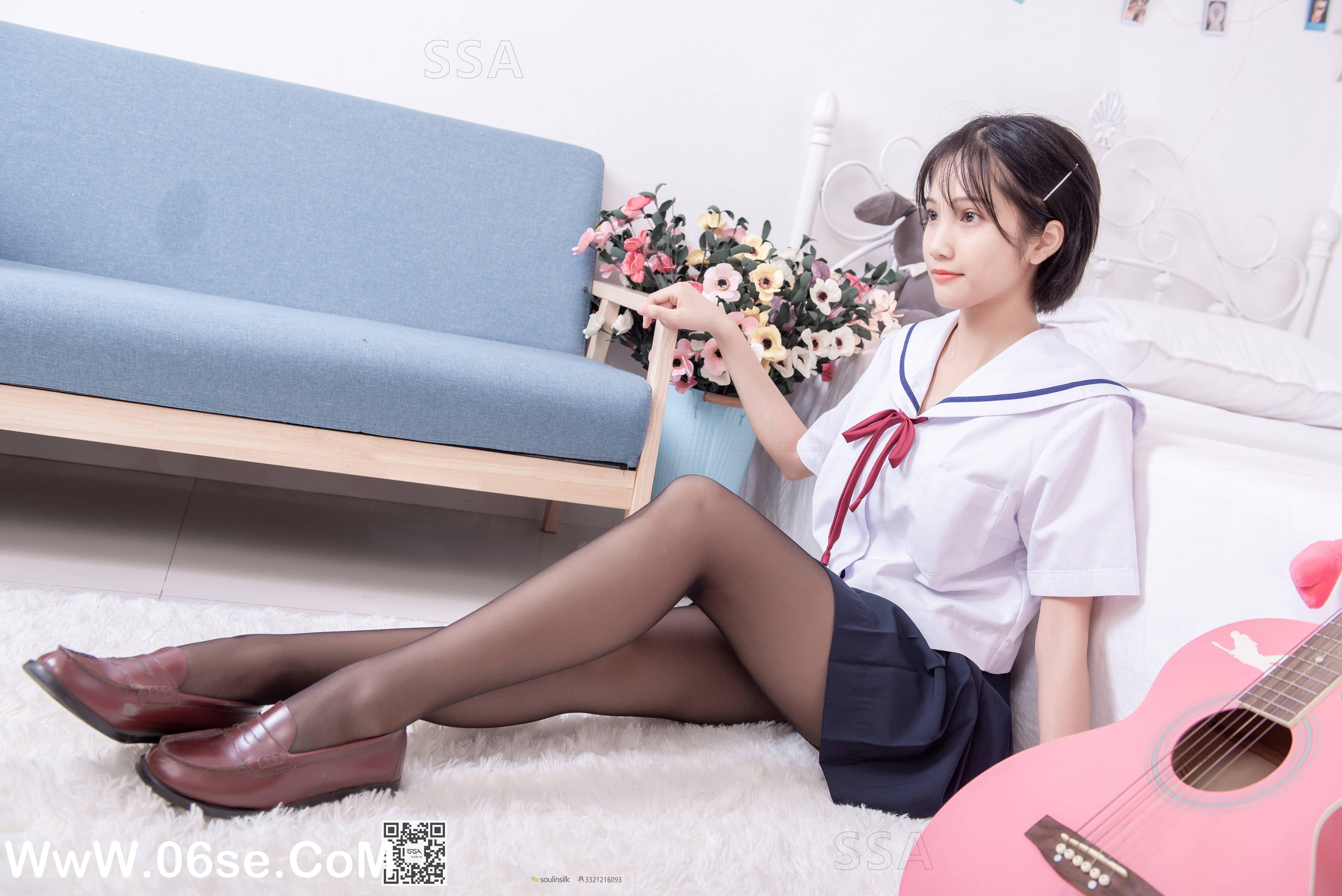 图片[15]-[SSA丝社] NO.169 小佩 JK制服黑丝[148P1.68G]-六色网