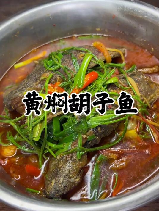 今天整个黄焖胡子鱼吃吃
