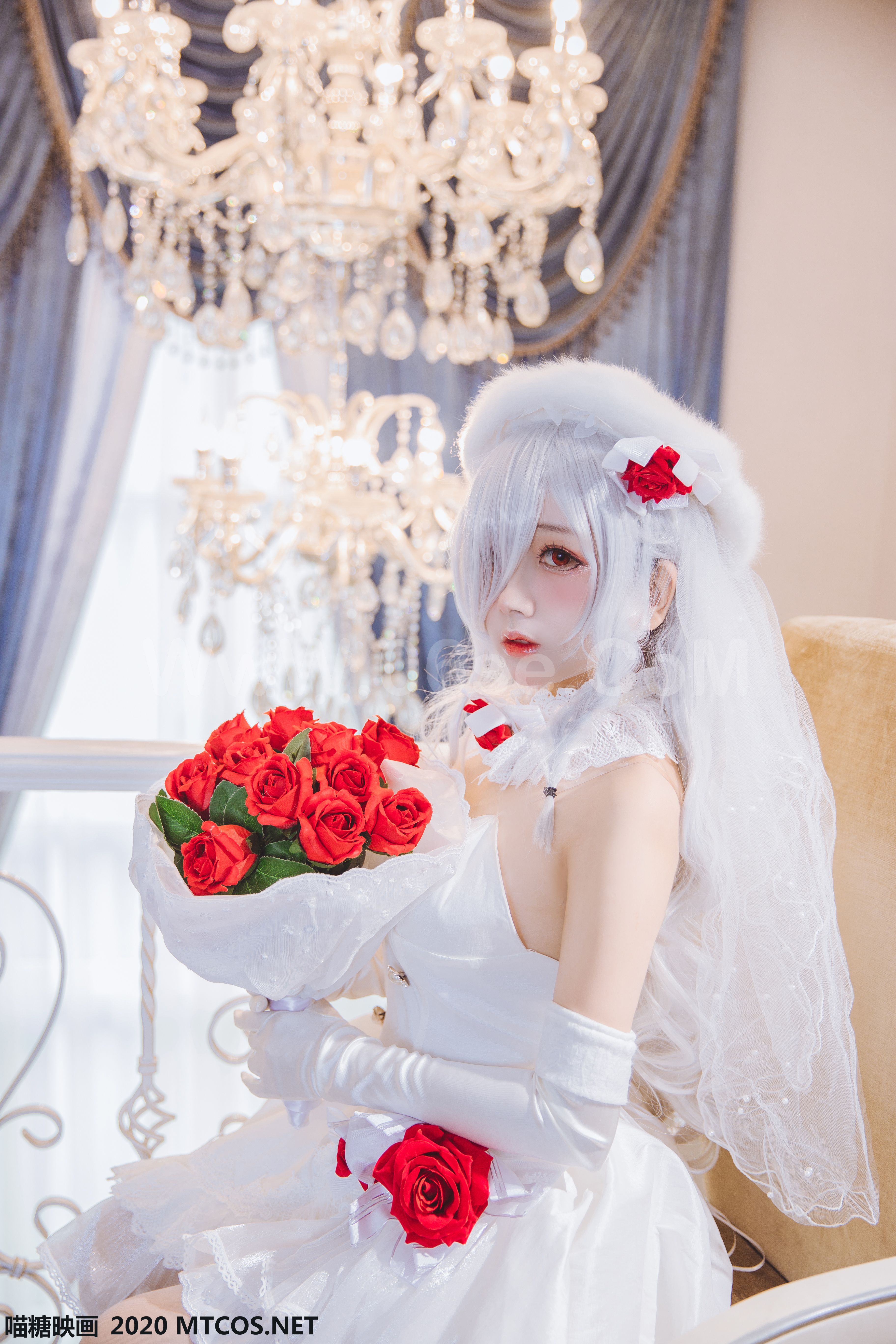 图片[4]-[MTCos] 喵糖映画 Vol.123 花嫁COS-六色网