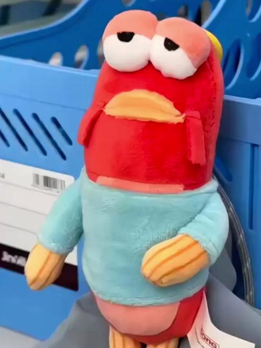 海绵宝宝比奇堡居民丑萌鱼,挂件给背包添小欢颜