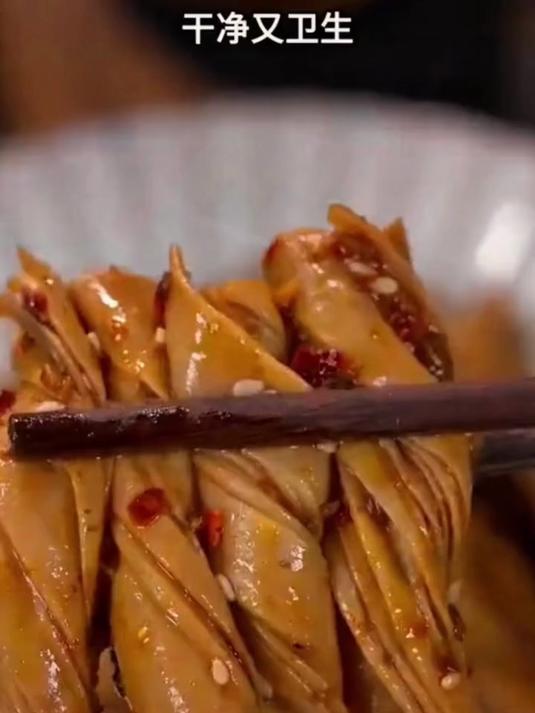 无盐粒豆筋卷豆丁大豆素肉干货豆棍豆制品凉拌火锅辣条食材#好物推荐#
