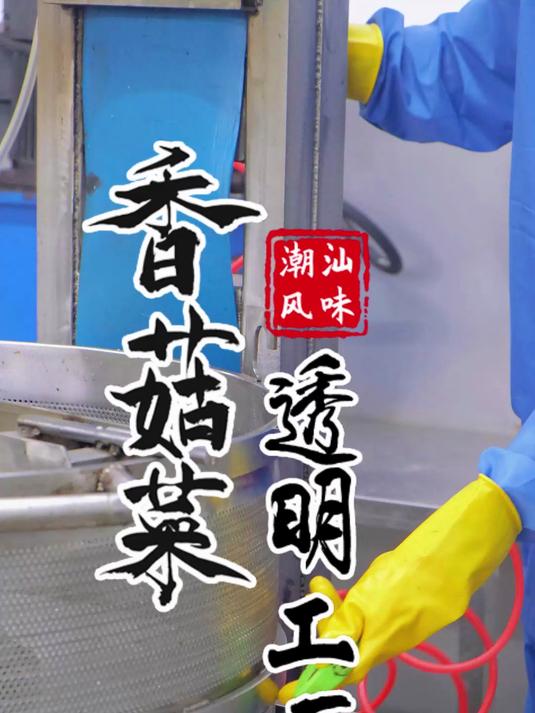 潮汕风味小菜下饭菜,炒饭拌面真的香,香菇菜早餐常备小菜