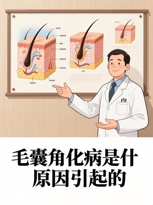 毛囊角化病是什么原因引起的 #健康扬帆季#