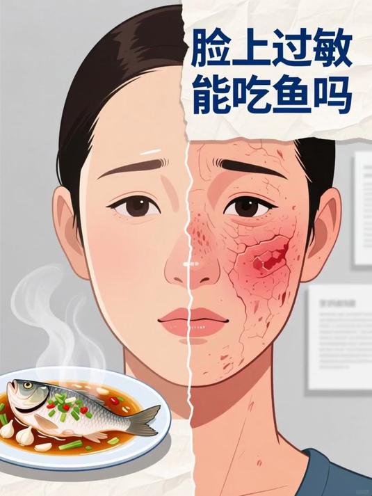 脸上过敏能吃鱼吗