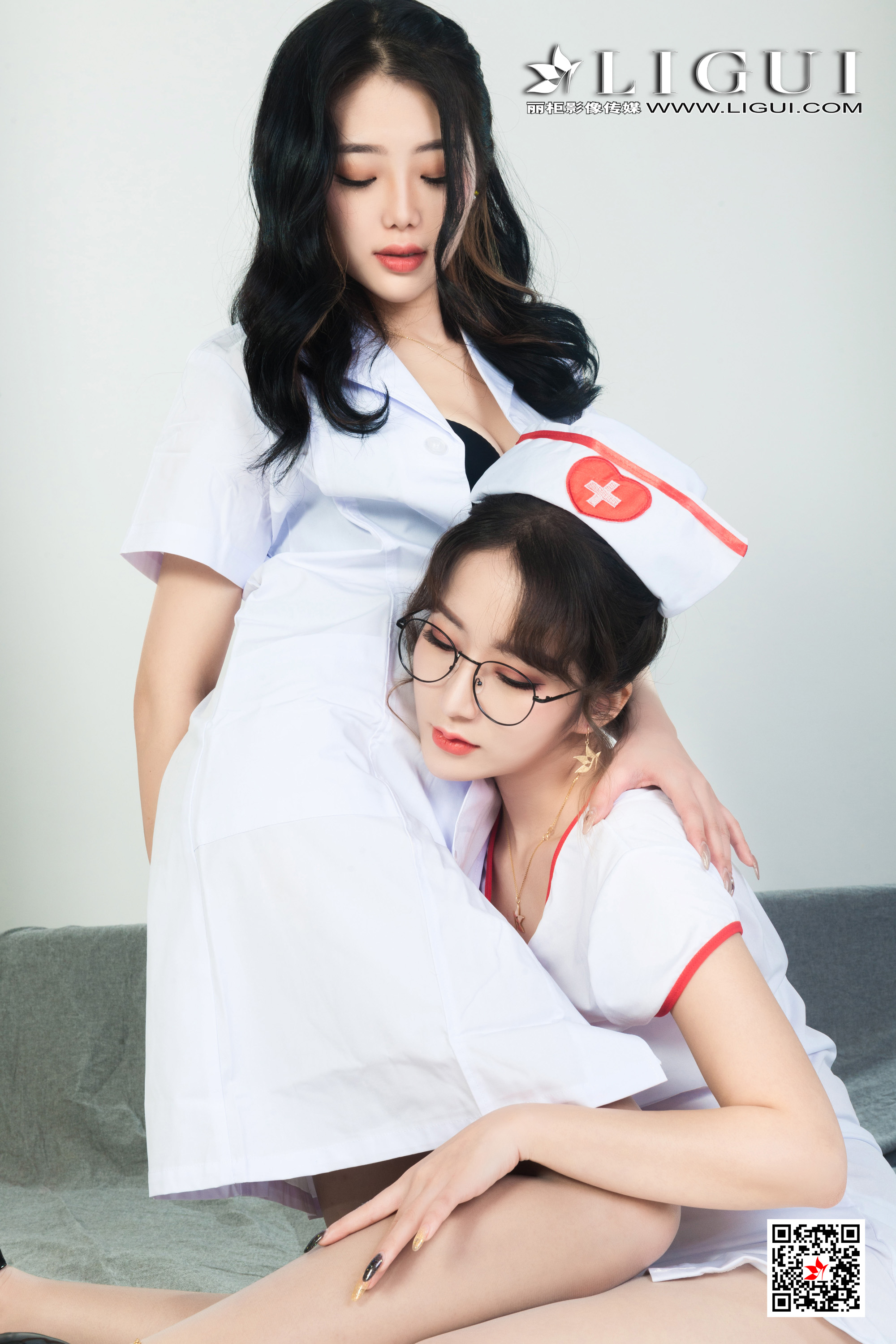 图片[52]-[Ligui丽柜] 2021.06.25 网络丽人 Model 小智贤&汐汐-六色网