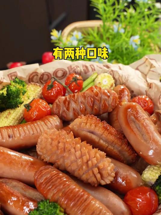 黑胡椒烤肠空气炸锅,香味直钻鼻子