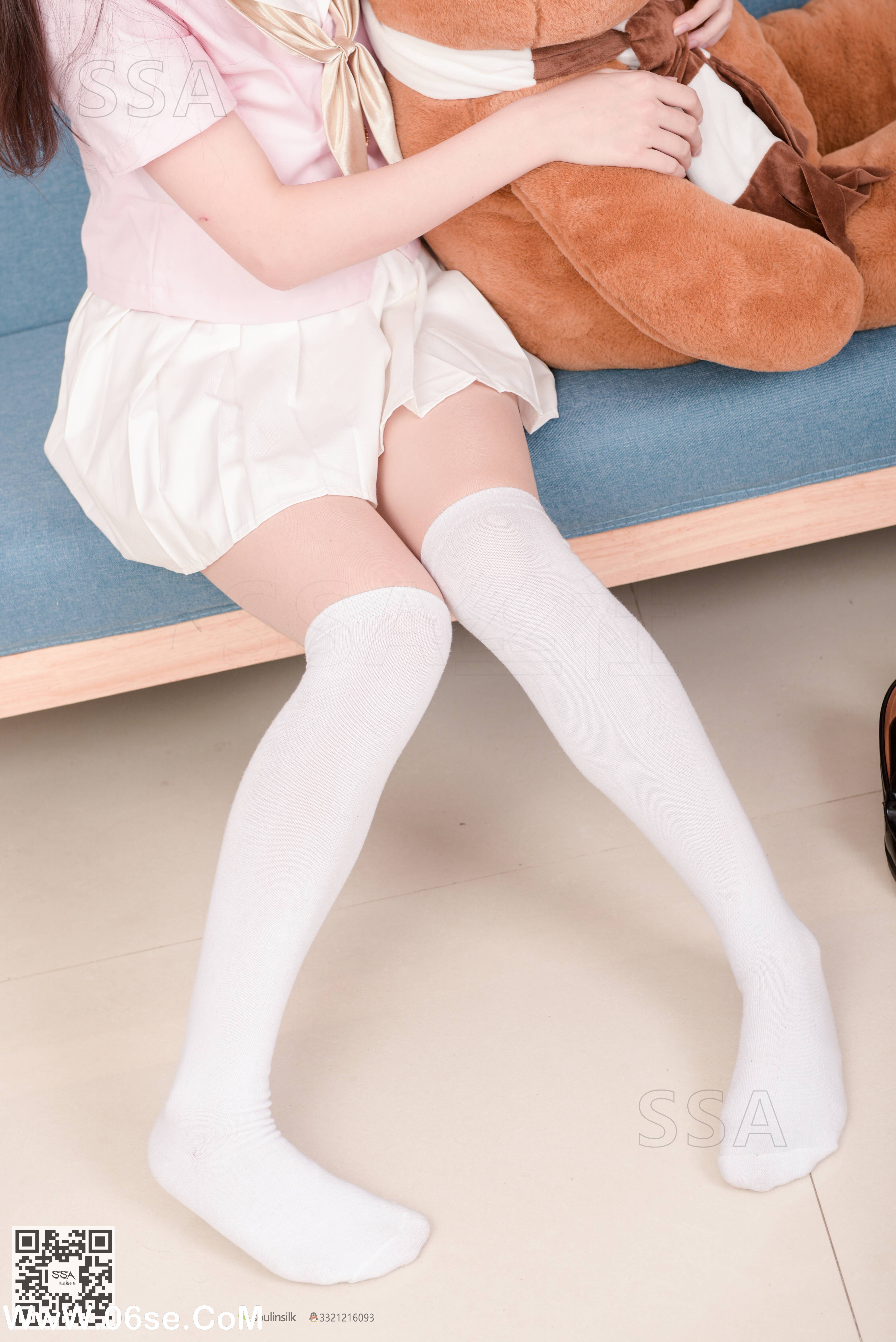 图片[117]-[SSA丝社] NO.144 丹丹 粉色JK制服的穿搭示范[195P2.56G]-六色网