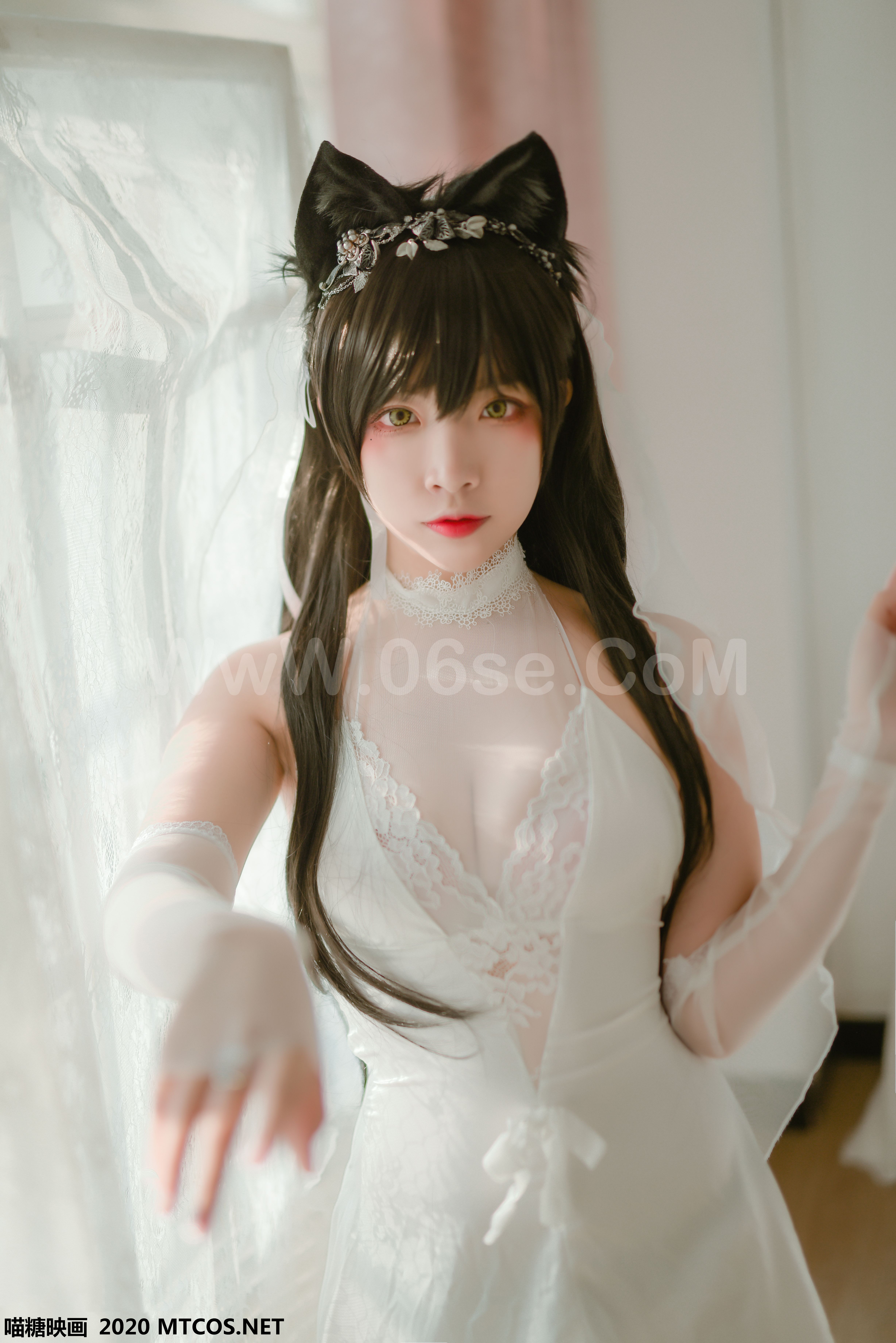 图片[33]-[MTCos] 喵糖映画 Vol.100 二佐Nisa 婚纱爱宕-六色网