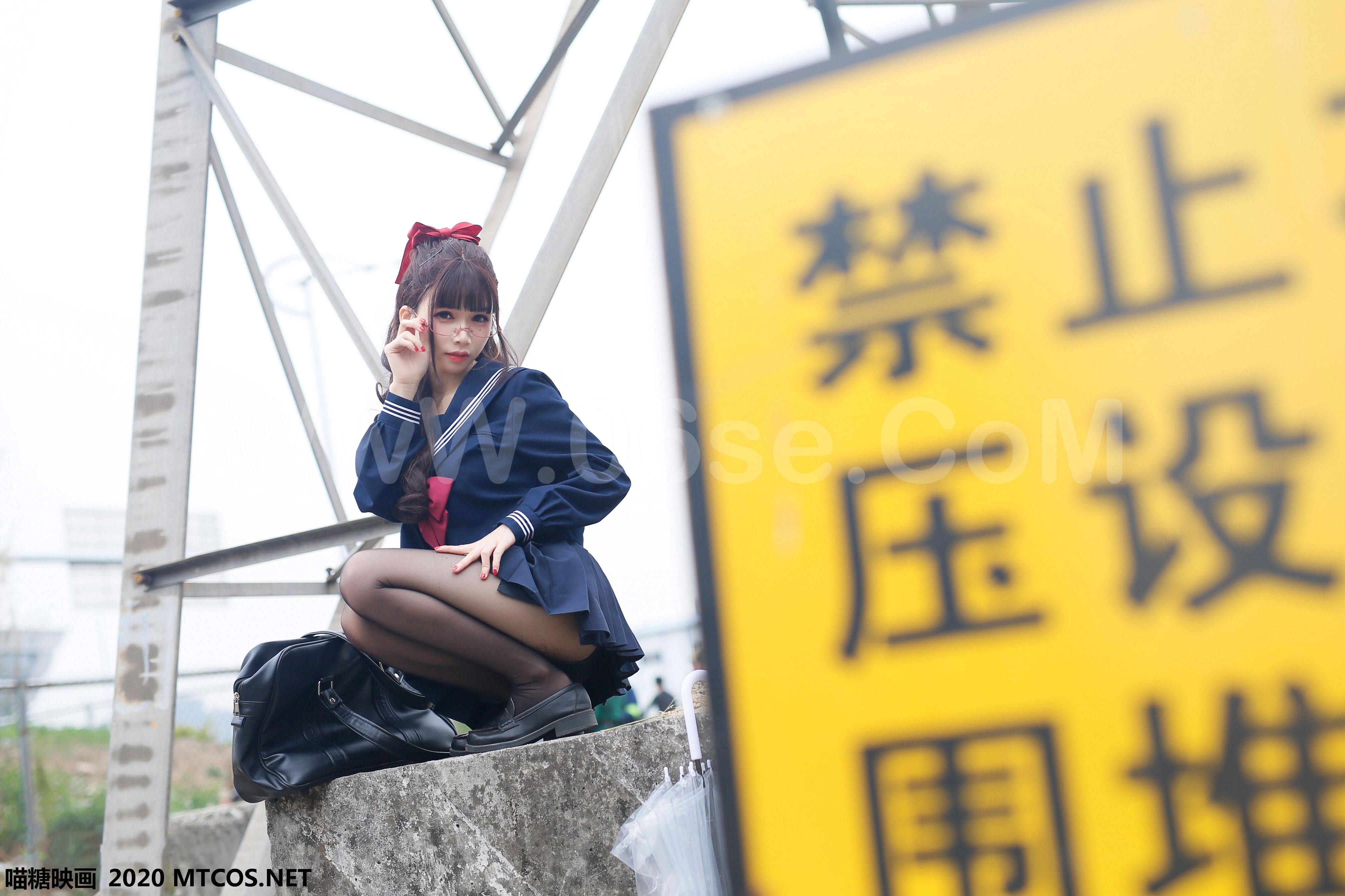 图片[13]-[MTCos] 喵糖映画 Vol.098 渡边爻爻爻子 JK制服少女-六色网